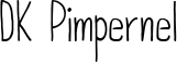 DK Pimpernel font